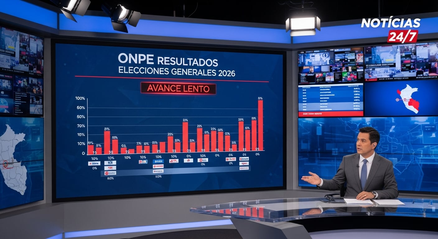 Resultados ONPE al 93.866 % EN VIVO: conteo oficial de Perú y el extranjero avanza a paso lento