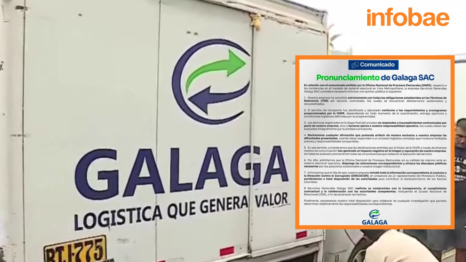 Gálaga responde a la ONPE: niega responsabilidad por fallas en las elecciones y le exige disculpas públicas