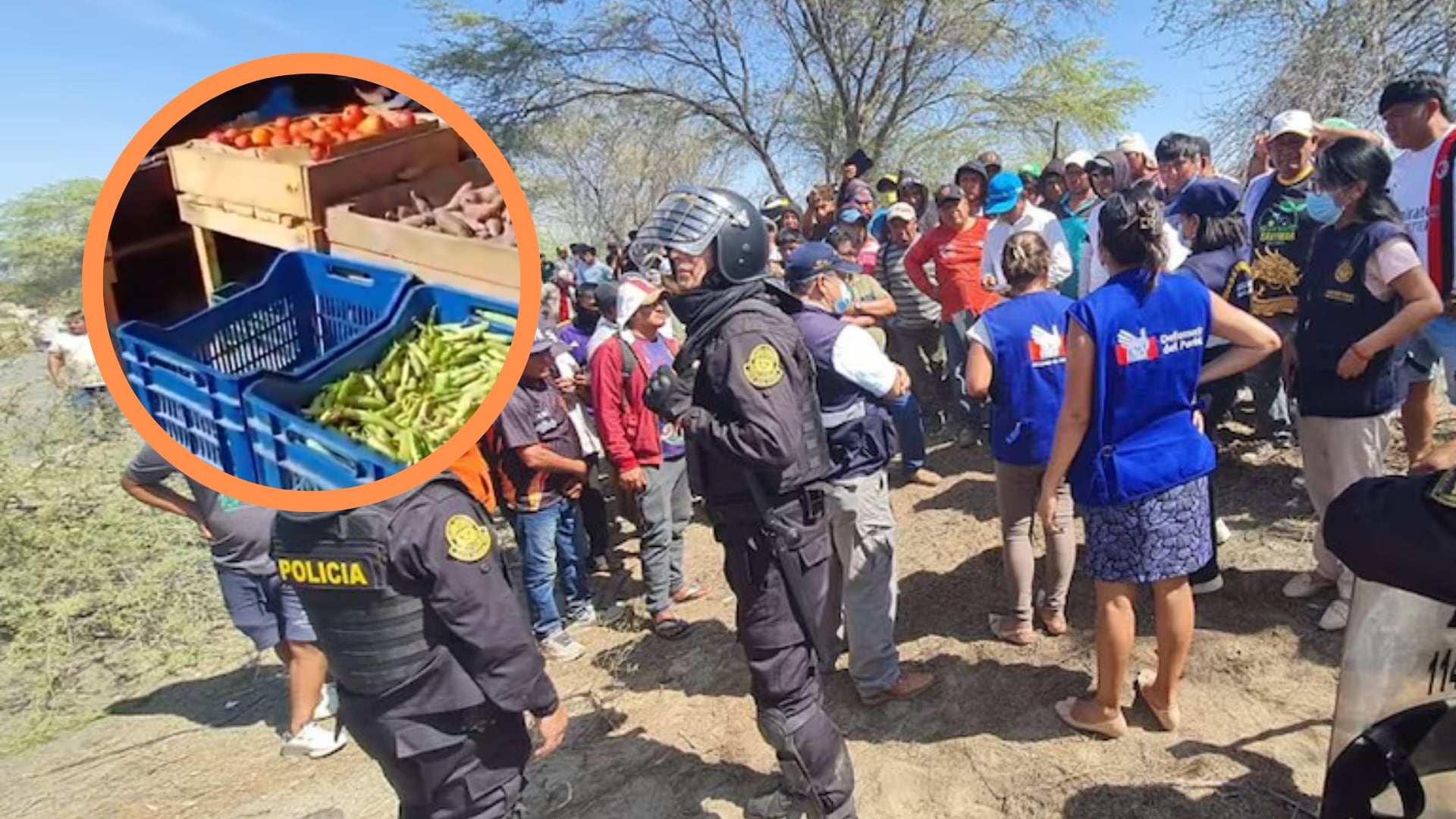 Paro agrario genera preocupación en Tumbes: bloqueo de carreteras provoca escasez de alimentos básicos