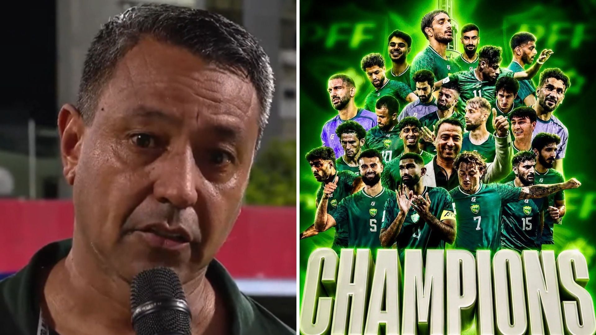 Nolberto Solano emocionado tras conseguir su primer título con Pakistán: “Estoy sastifecho por la historia del fútbol pakistani”