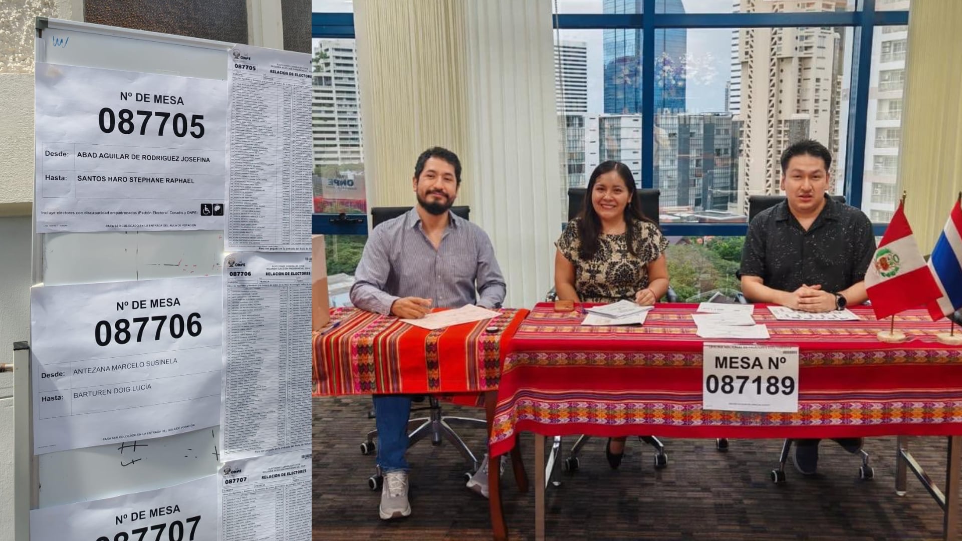 Fotos y videos del voto en el extranjero: así se vive las urnas de los peruanos