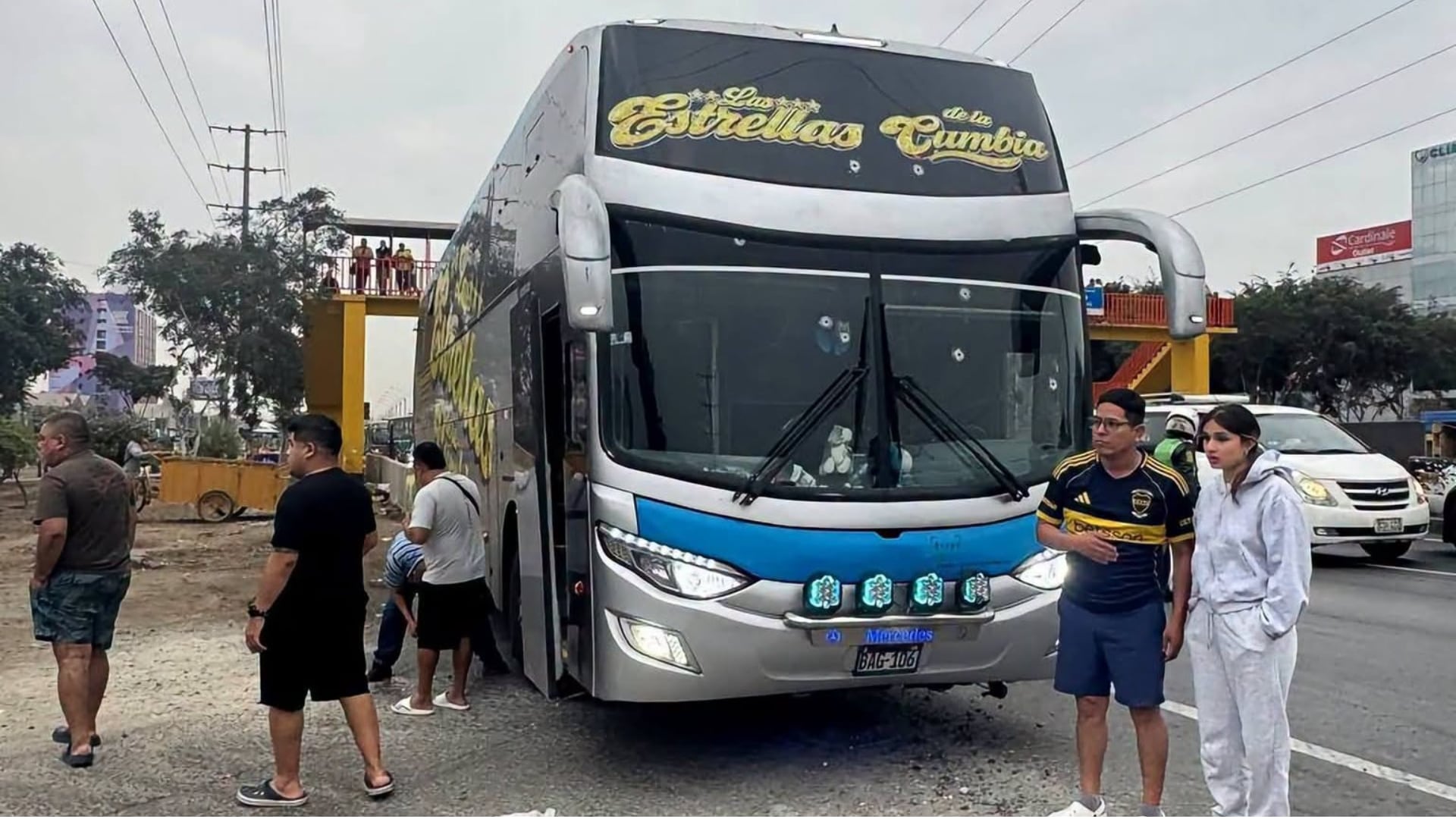 Tres heridos luego de ataque de sicarios contra el bus de ‘Las Estrellas de la Cumbia’