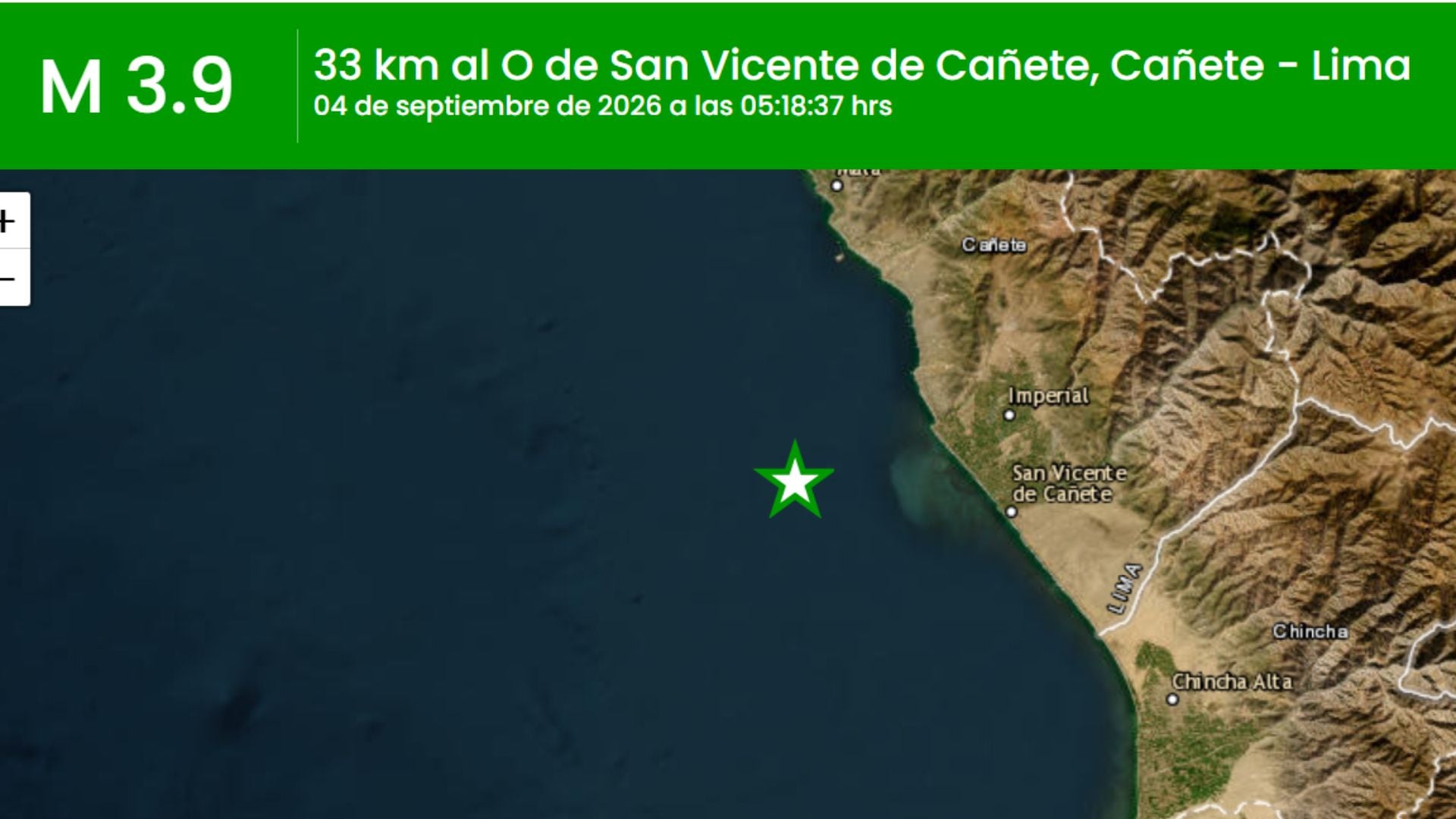 Temblor hoy en Perú EN VIVO: últimos sismos, epicentro y reporte del IGP del 4 de septiembre de 2026