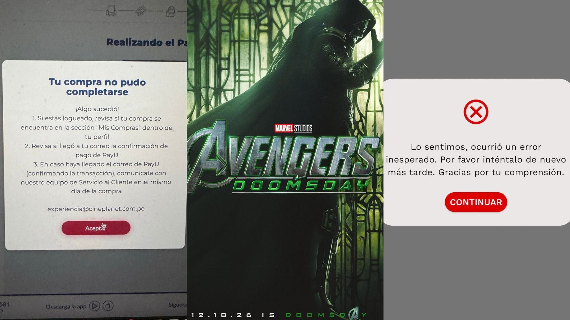 Avengers Doomsday: Cinemark y Cineplanet colapsaron en la preventa y entradas se agotaron en menos de una hora
