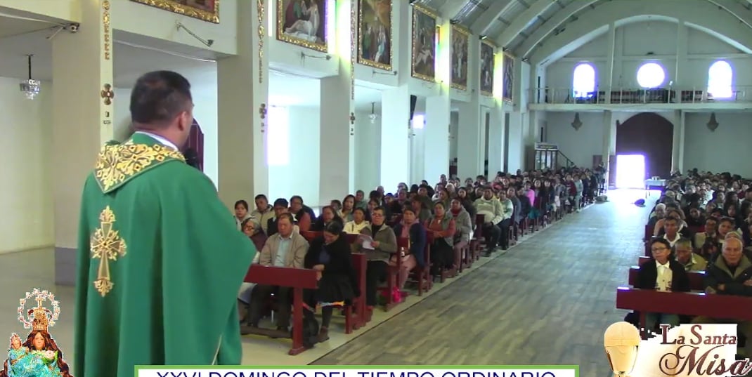 Sacerdote de Huancayo pide no votar “por los mismos sinvergüenzas de siempre” durante misa