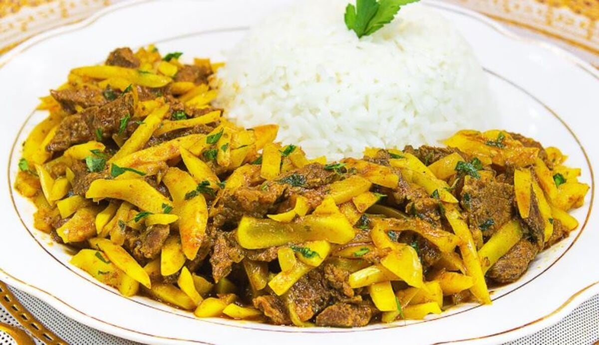 Receta de Olluquito con Carne