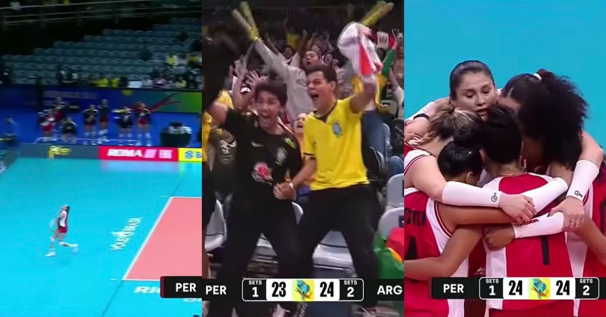 El emocionante punto de Perú ante Argentina en Sudamericano de Vóley 2026: las 4 salvadas que pusieron de pie a los hinchas brasileños