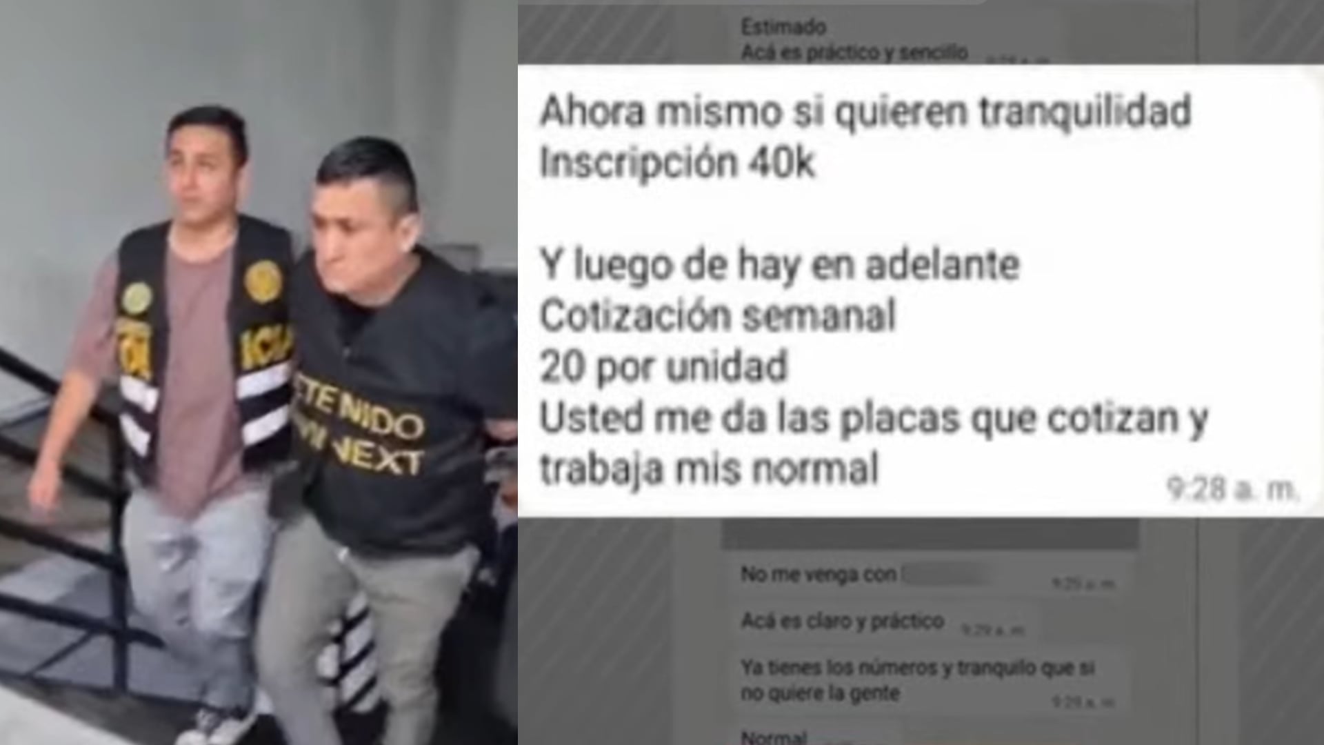 Detienen a cantante de cumbia acusado de administrar dinero de extorsiones de la organización ‘Los Malditos del Sur’