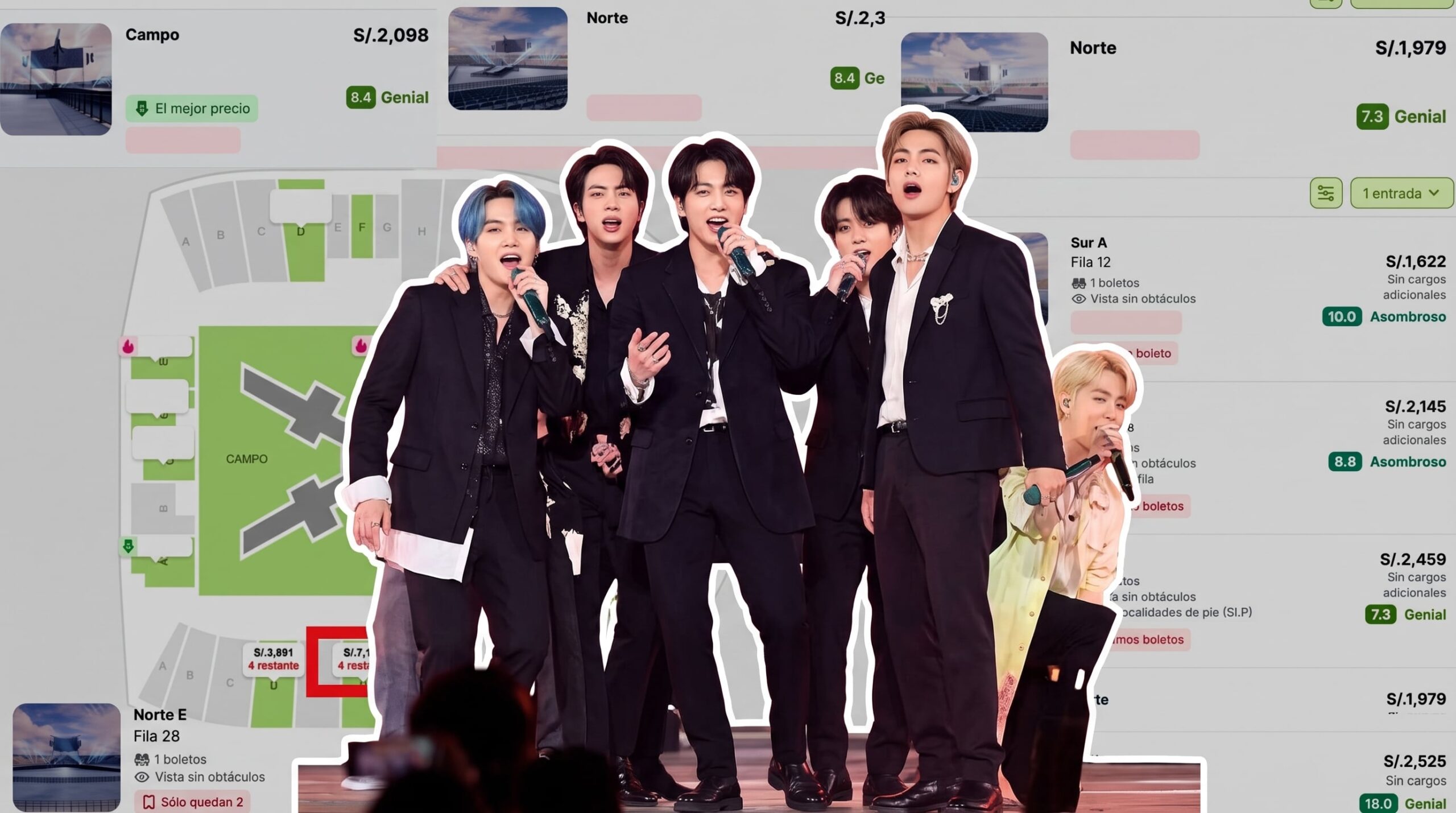 BTS en Perú: reventa de entradas cuestan hasta los 7 mil soles para sus conciertos en el Estadio San Marcos