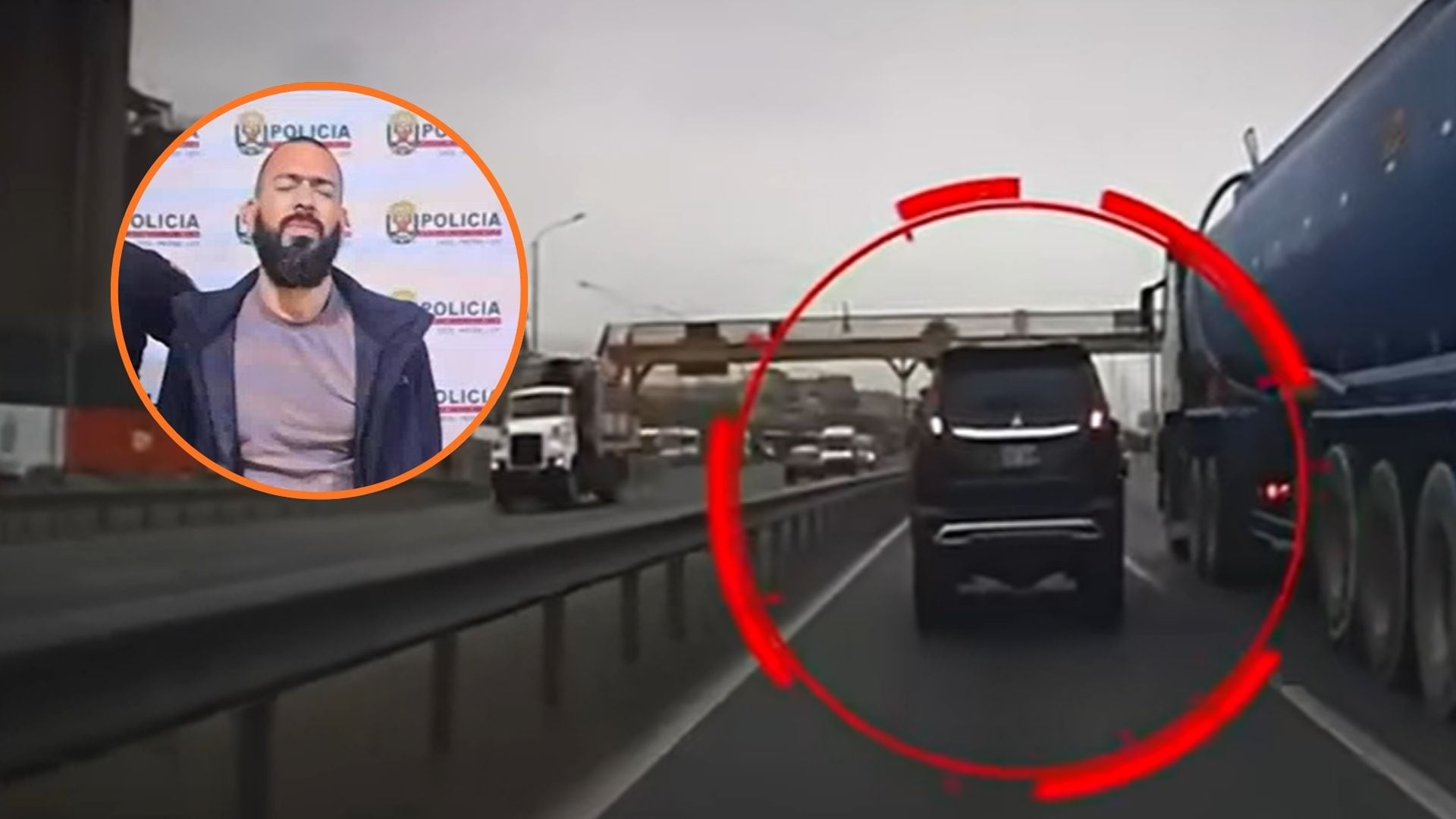 Hombre persiguió y terminó disparándole a un conductor en la Panamericana Sur